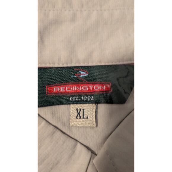 Redington Men's LS Button Down Eclipse Shirt Stone Color Size XL Casual NEW NWT - Picture 3 of 3